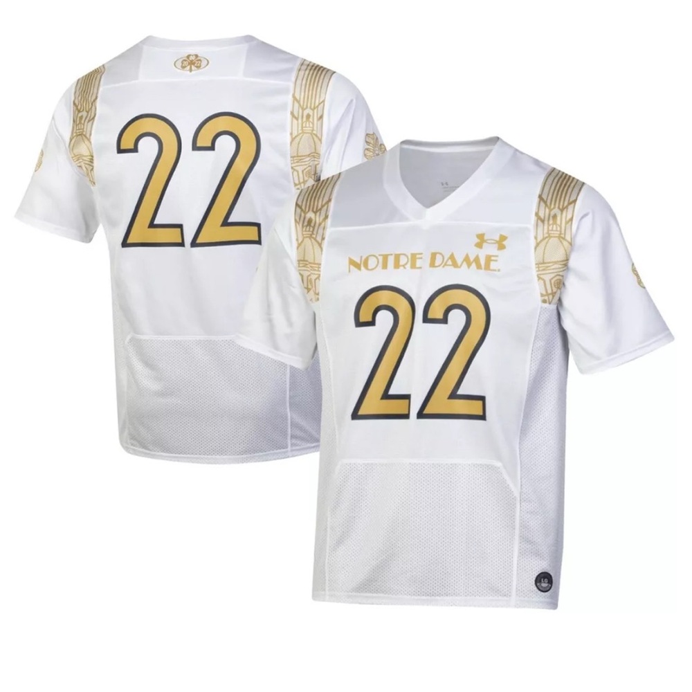 Under Armor Notre Dame YOUTH MEDIUM Jersey